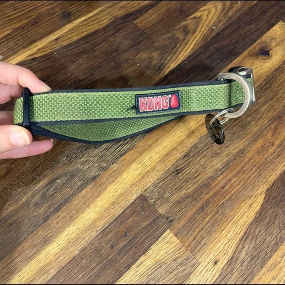 KONG | green dog collar